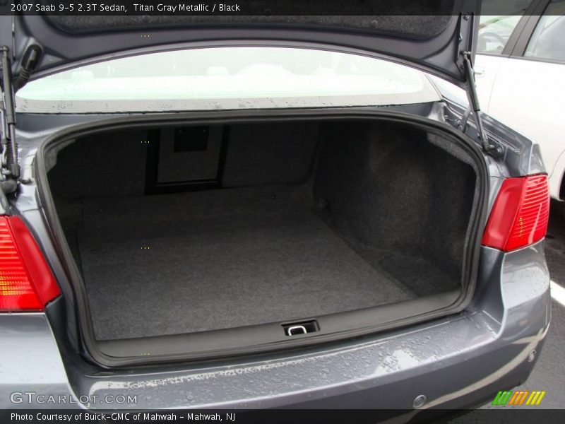 Titan Gray Metallic / Black 2007 Saab 9-5 2.3T Sedan