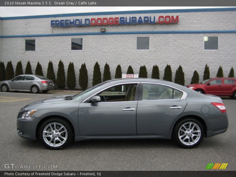 Ocean Gray / Caffe Latte 2010 Nissan Maxima 3.5 S