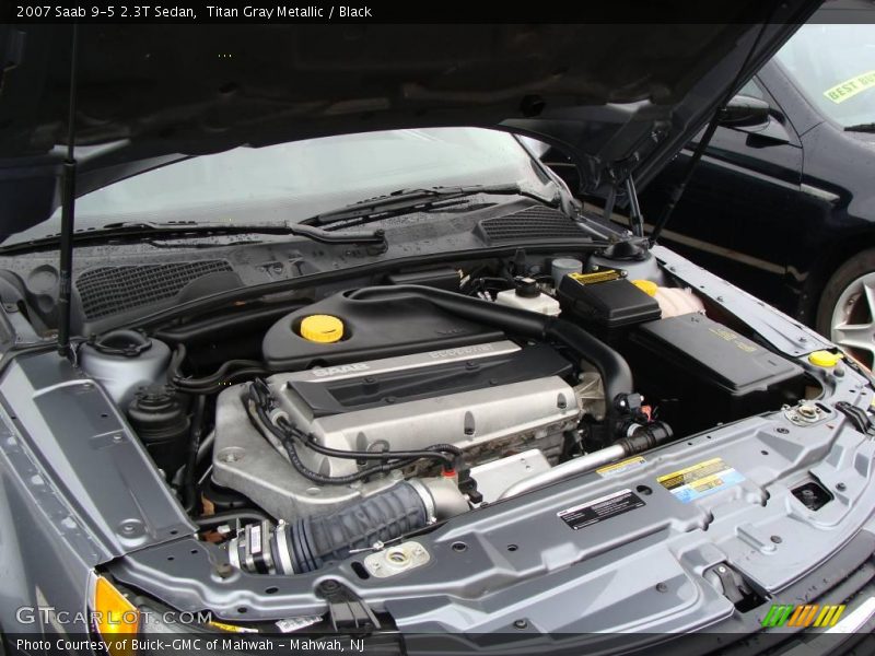 Titan Gray Metallic / Black 2007 Saab 9-5 2.3T Sedan