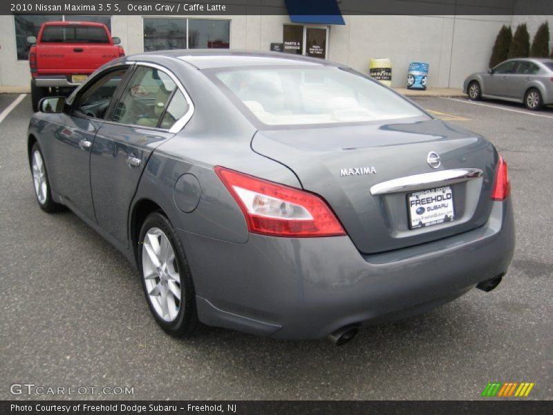 Ocean Gray / Caffe Latte 2010 Nissan Maxima 3.5 S