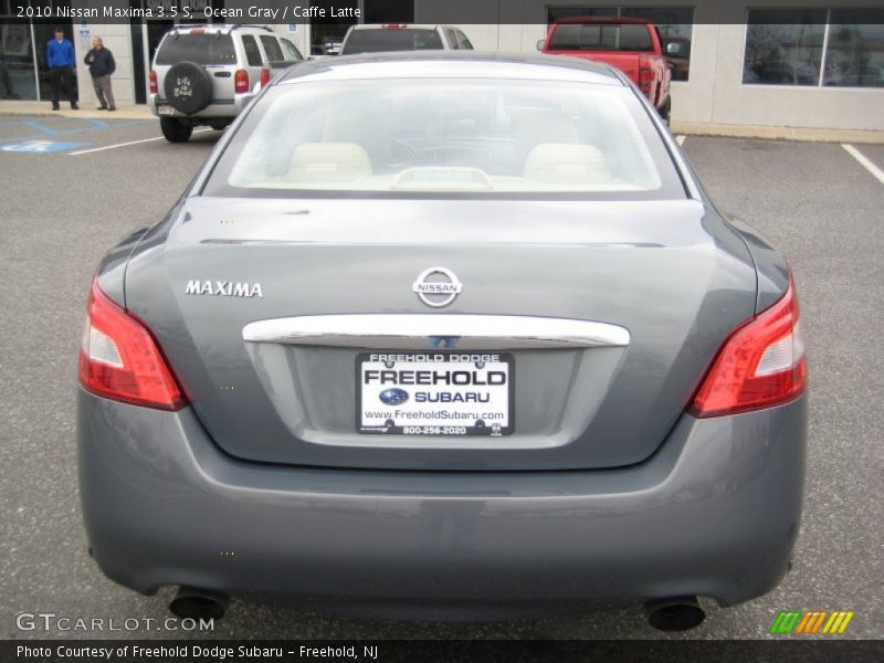 Ocean Gray / Caffe Latte 2010 Nissan Maxima 3.5 S