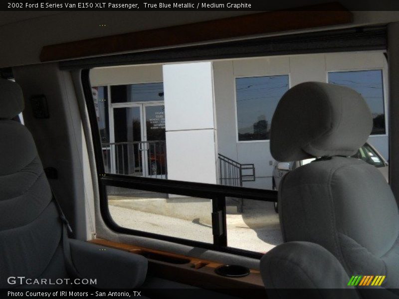 True Blue Metallic / Medium Graphite 2002 Ford E Series Van E150 XLT Passenger