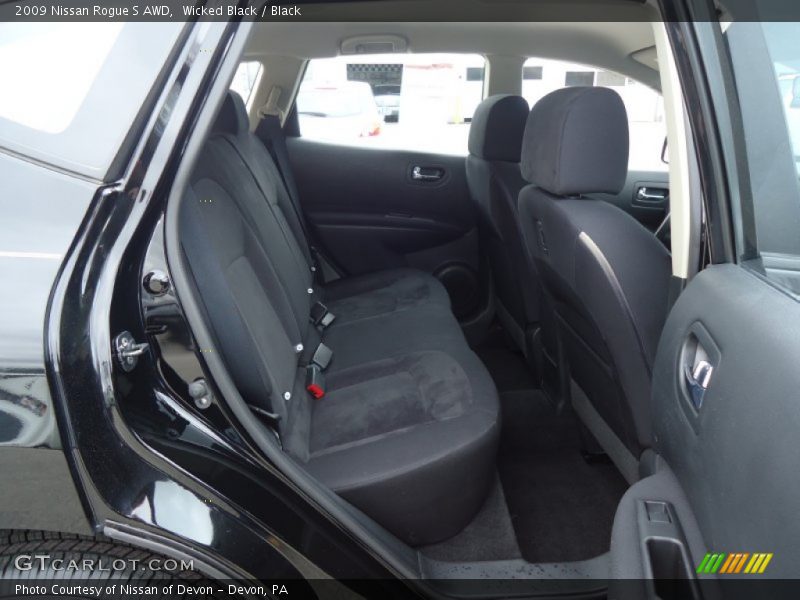 Wicked Black / Black 2009 Nissan Rogue S AWD