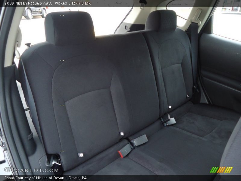 Wicked Black / Black 2009 Nissan Rogue S AWD