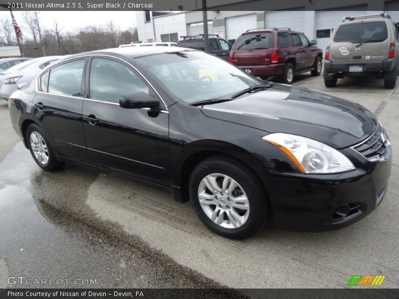 Super Black / Charcoal 2011 Nissan Altima 2.5 S