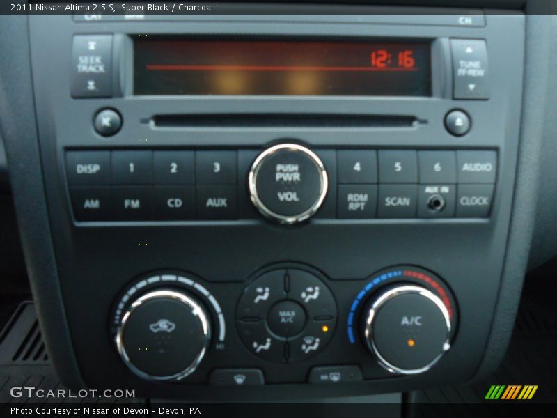 Super Black / Charcoal 2011 Nissan Altima 2.5 S
