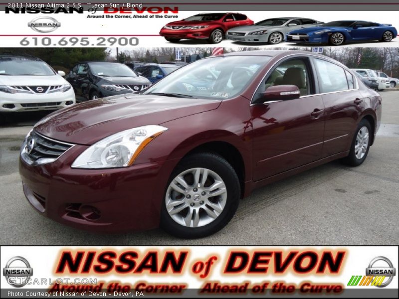 Tuscan Sun / Blond 2011 Nissan Altima 2.5 S