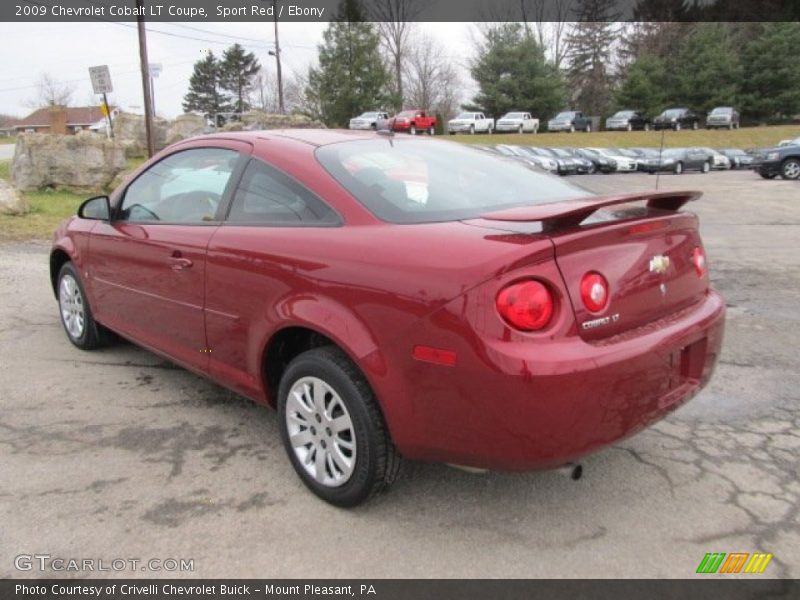Sport Red / Ebony 2009 Chevrolet Cobalt LT Coupe