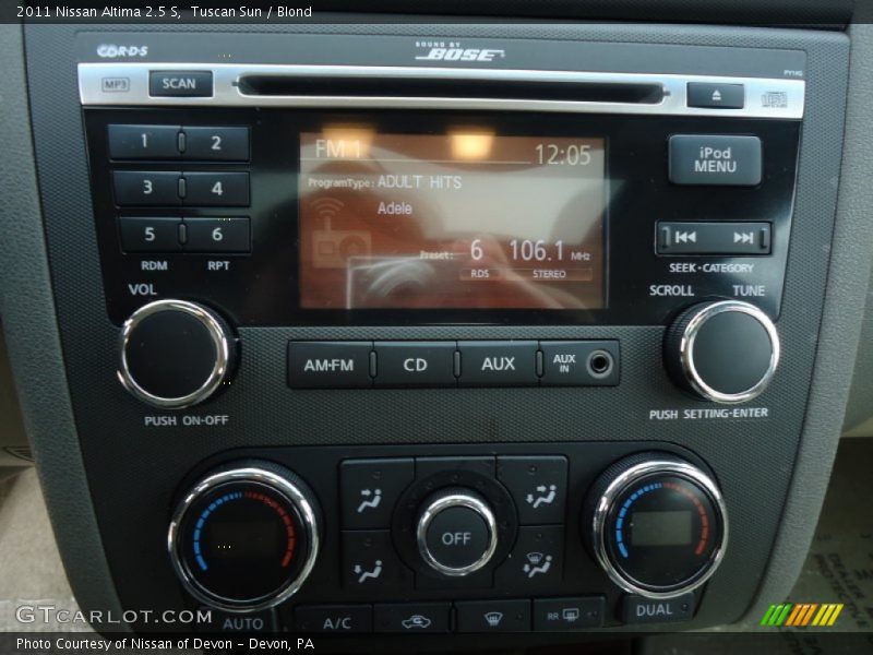 Tuscan Sun / Blond 2011 Nissan Altima 2.5 S