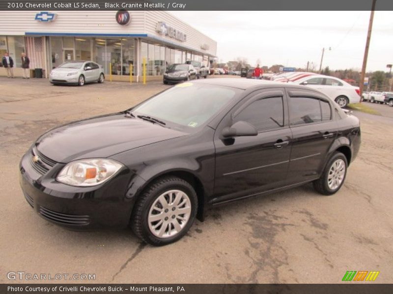 Black Granite Metallic / Gray 2010 Chevrolet Cobalt LS Sedan