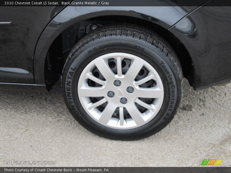 Black Granite Metallic / Gray 2010 Chevrolet Cobalt LS Sedan