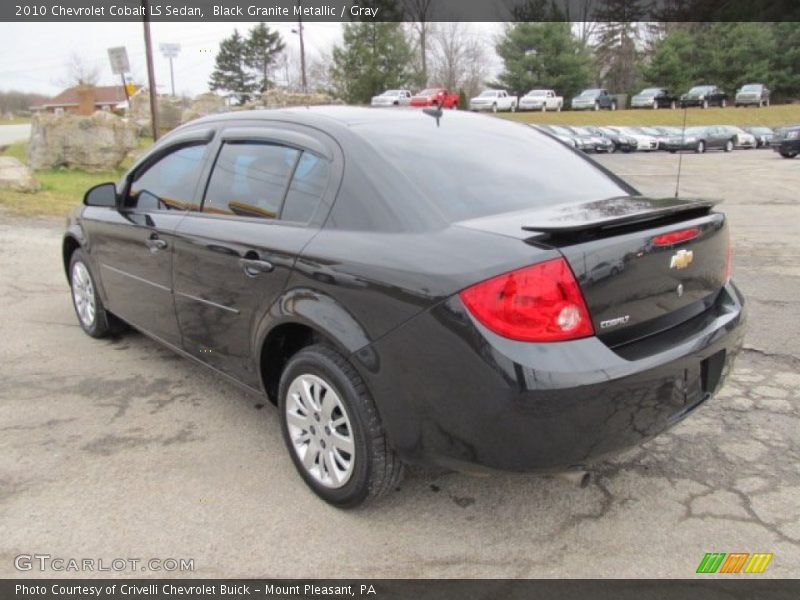 Black Granite Metallic / Gray 2010 Chevrolet Cobalt LS Sedan