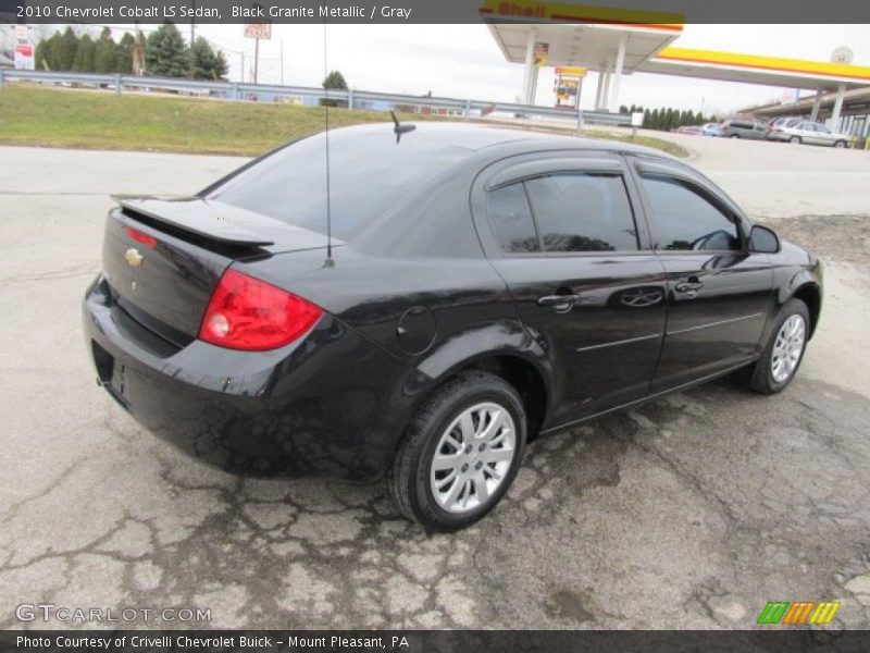 Black Granite Metallic / Gray 2010 Chevrolet Cobalt LS Sedan