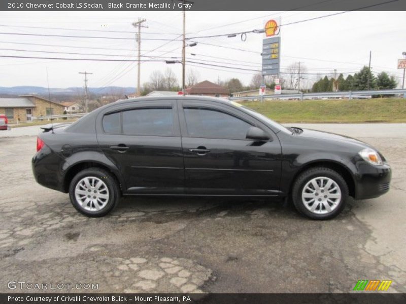 Black Granite Metallic / Gray 2010 Chevrolet Cobalt LS Sedan