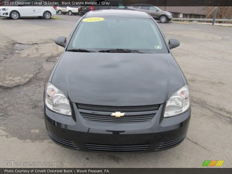 Black Granite Metallic / Gray 2010 Chevrolet Cobalt LS Sedan