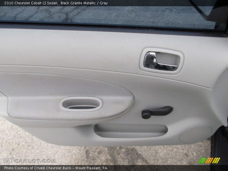 Black Granite Metallic / Gray 2010 Chevrolet Cobalt LS Sedan