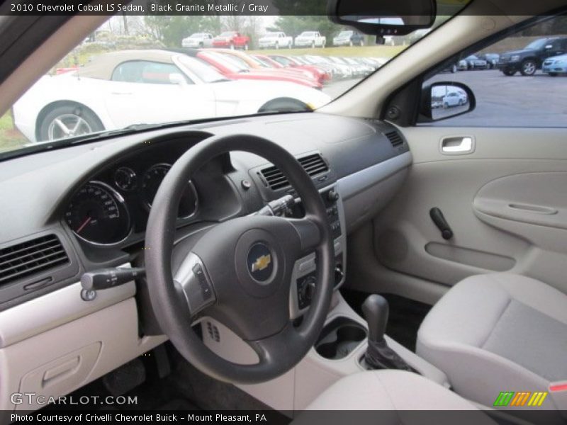 Black Granite Metallic / Gray 2010 Chevrolet Cobalt LS Sedan