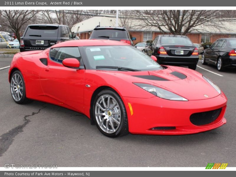 Front 3/4 View of 2011 Evora Coupe