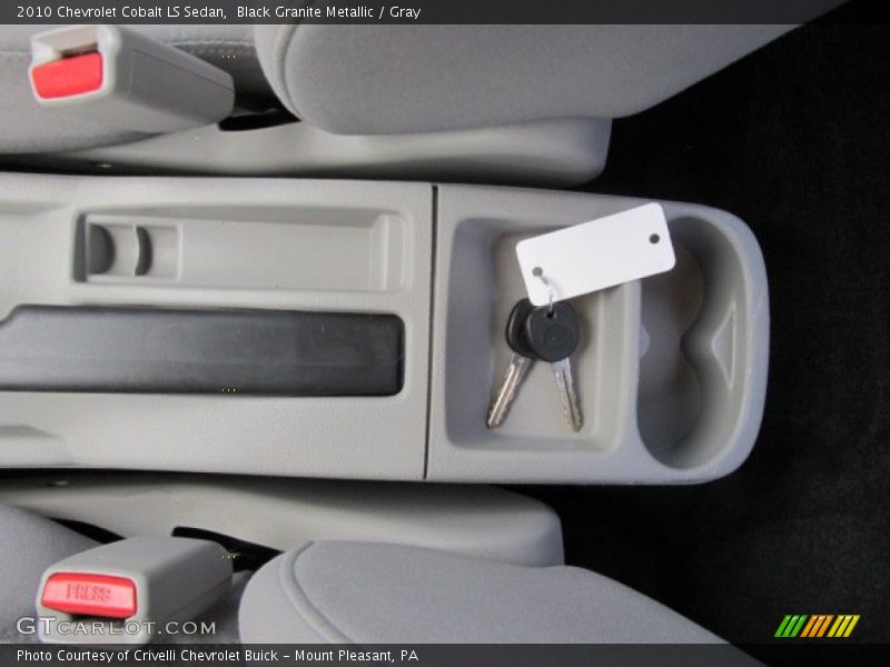 Black Granite Metallic / Gray 2010 Chevrolet Cobalt LS Sedan