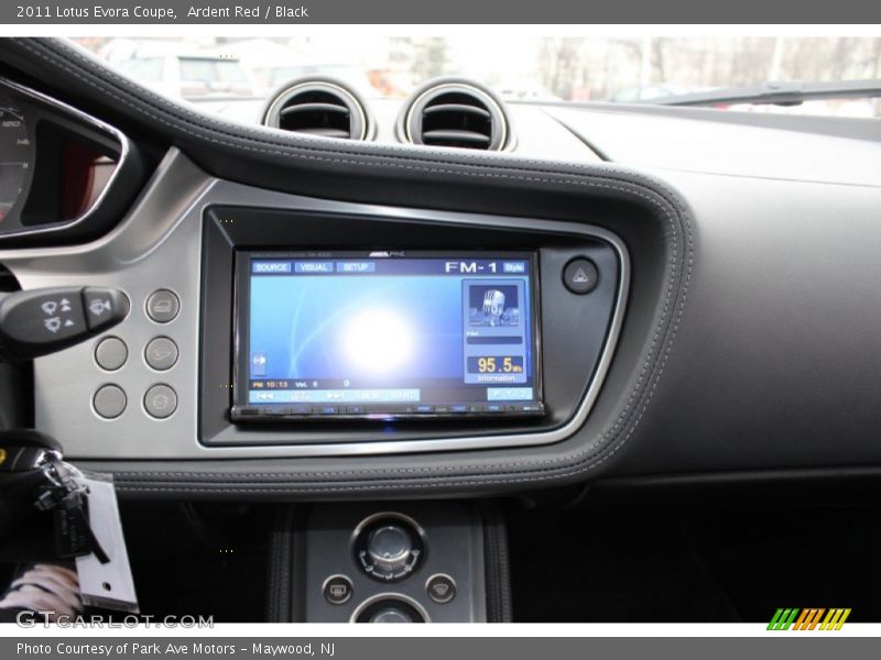 Controls of 2011 Evora Coupe
