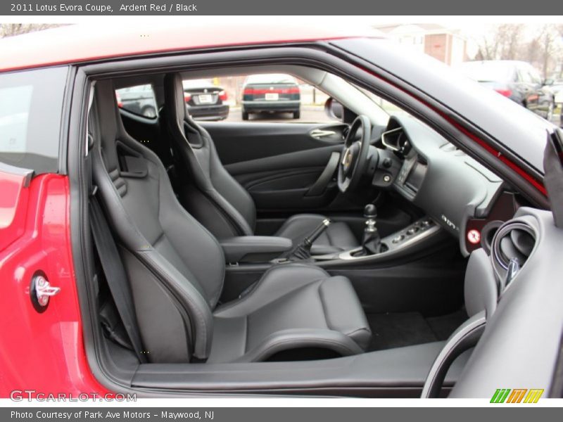 Front Seat of 2011 Evora Coupe