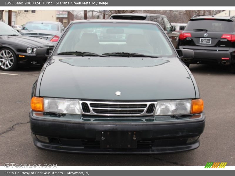 Scarabe Green Metallic / Beige 1995 Saab 9000 CSE Turbo