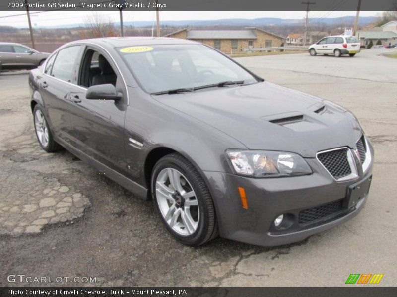 Magnetic Gray Metallic / Onyx 2009 Pontiac G8 Sedan