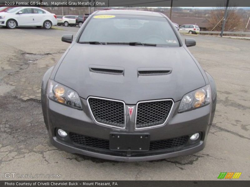 Magnetic Gray Metallic / Onyx 2009 Pontiac G8 Sedan