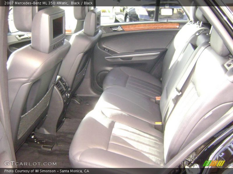 Black / Black 2007 Mercedes-Benz ML 350 4Matic