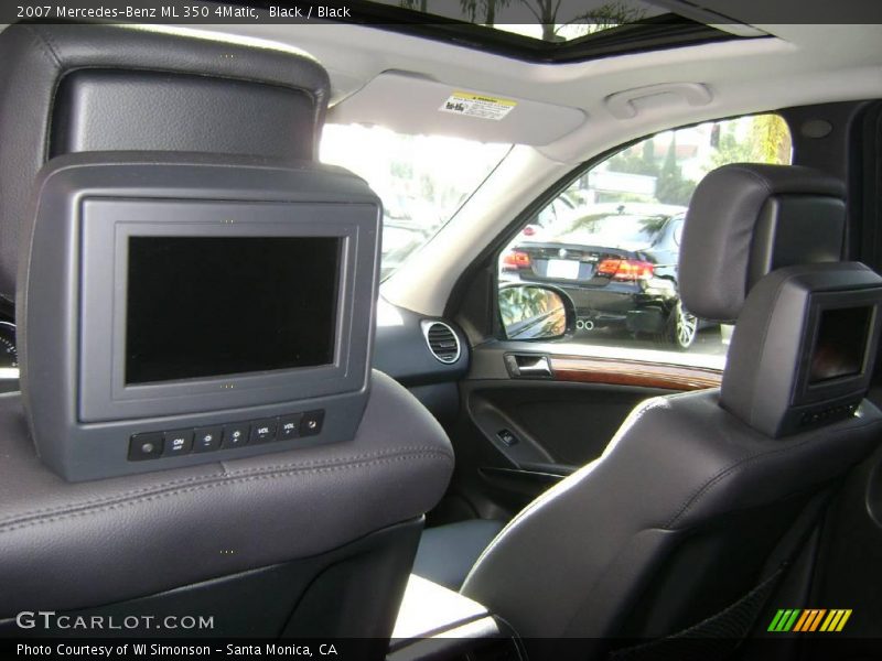 Black / Black 2007 Mercedes-Benz ML 350 4Matic