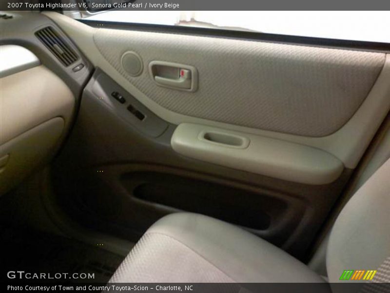 Sonora Gold Pearl / Ivory Beige 2007 Toyota Highlander V6