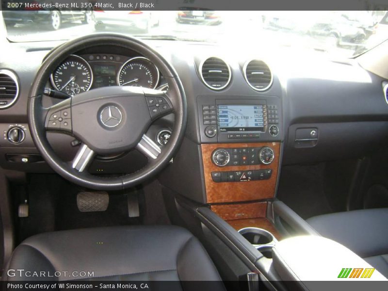 Black / Black 2007 Mercedes-Benz ML 350 4Matic