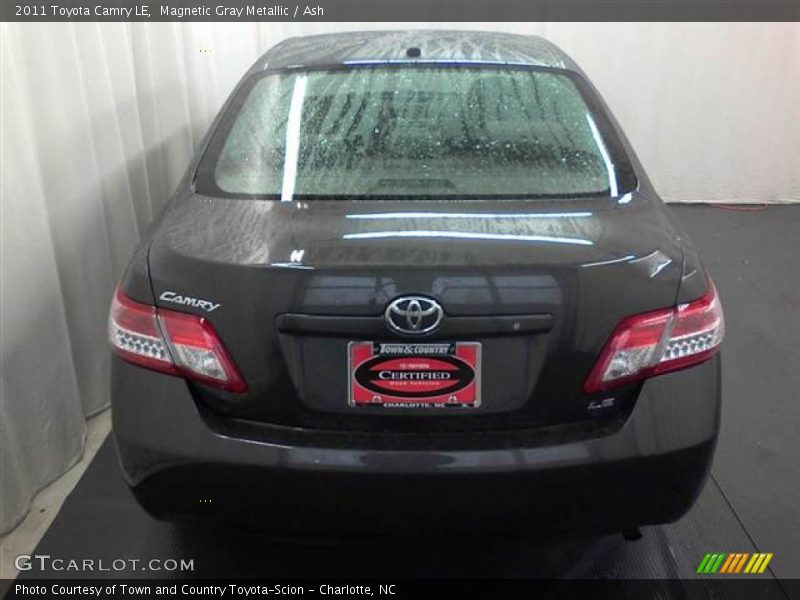 Magnetic Gray Metallic / Ash 2011 Toyota Camry LE