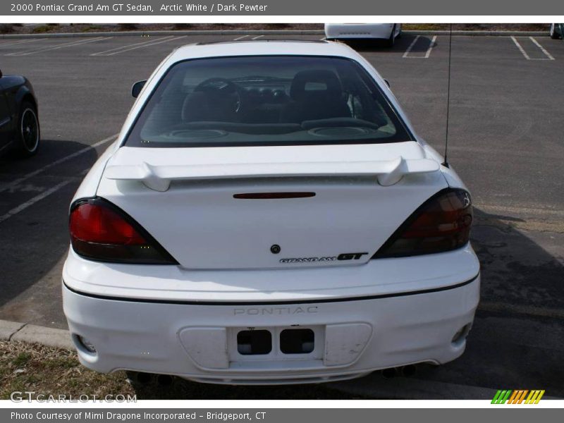 Arctic White / Dark Pewter 2000 Pontiac Grand Am GT Sedan
