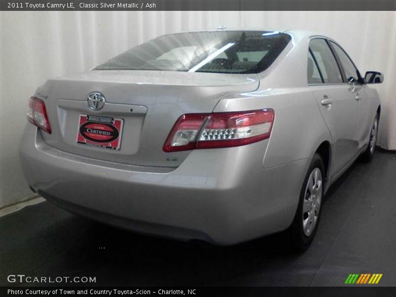 Classic Silver Metallic / Ash 2011 Toyota Camry LE