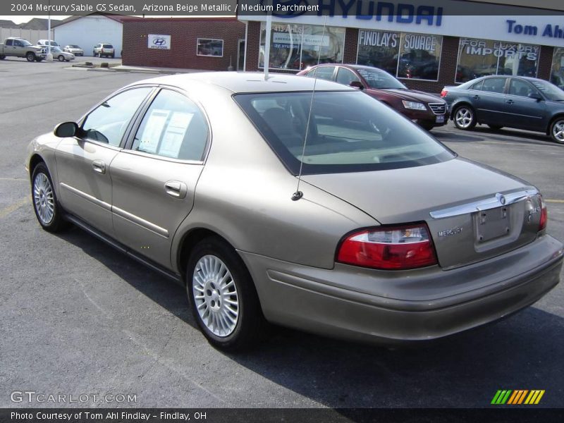 Arizona Beige Metallic / Medium Parchment 2004 Mercury Sable GS Sedan