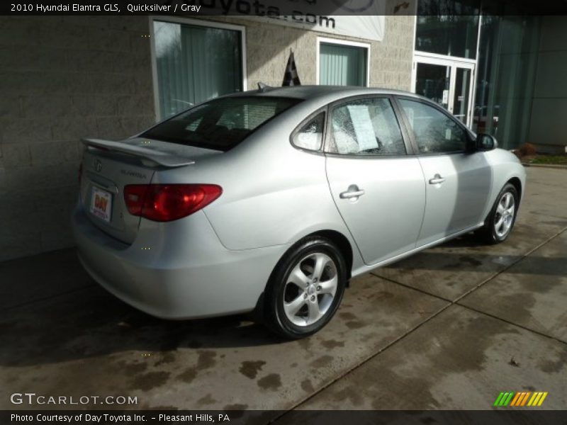 Quicksilver / Gray 2010 Hyundai Elantra GLS