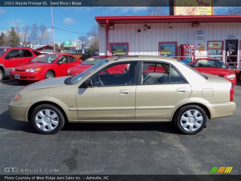 Sand Mica / Beige 2001 Mazda Protege ES