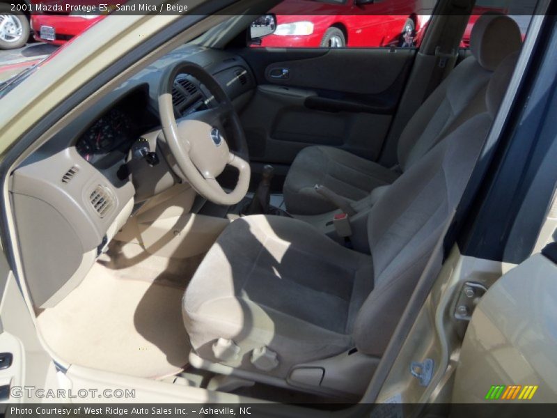 Sand Mica / Beige 2001 Mazda Protege ES