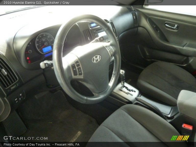 Quicksilver / Gray 2010 Hyundai Elantra GLS