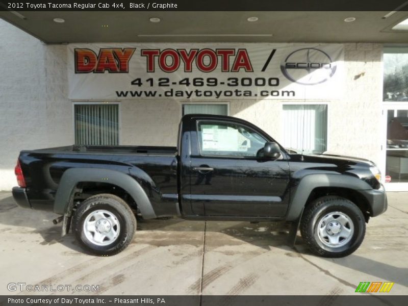 Black / Graphite 2012 Toyota Tacoma Regular Cab 4x4