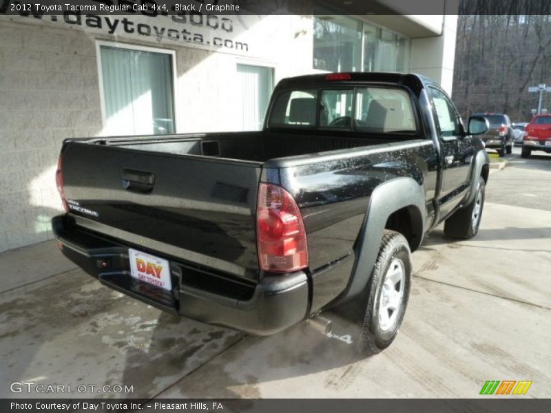 Black / Graphite 2012 Toyota Tacoma Regular Cab 4x4