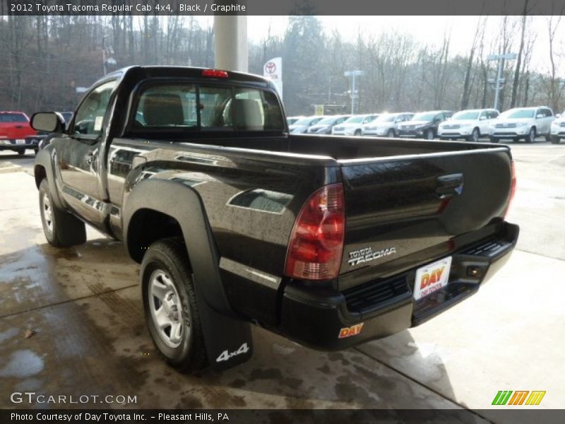 Black / Graphite 2012 Toyota Tacoma Regular Cab 4x4