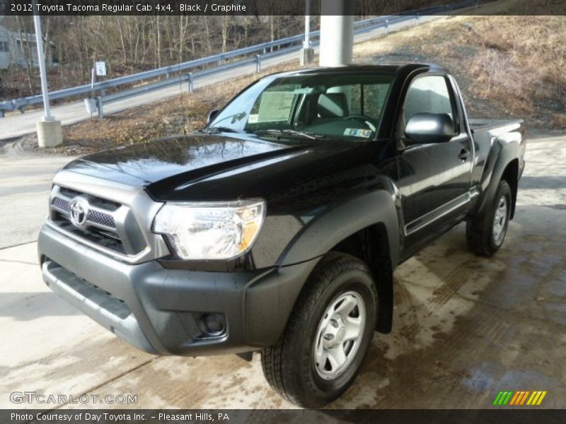 Black / Graphite 2012 Toyota Tacoma Regular Cab 4x4