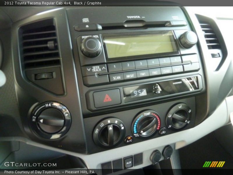 Black / Graphite 2012 Toyota Tacoma Regular Cab 4x4