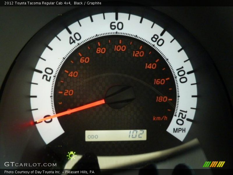 Black / Graphite 2012 Toyota Tacoma Regular Cab 4x4