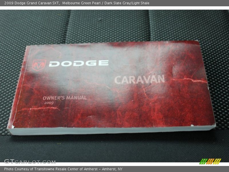 Melbourne Green Pearl / Dark Slate Gray/Light Shale 2009 Dodge Grand Caravan SXT