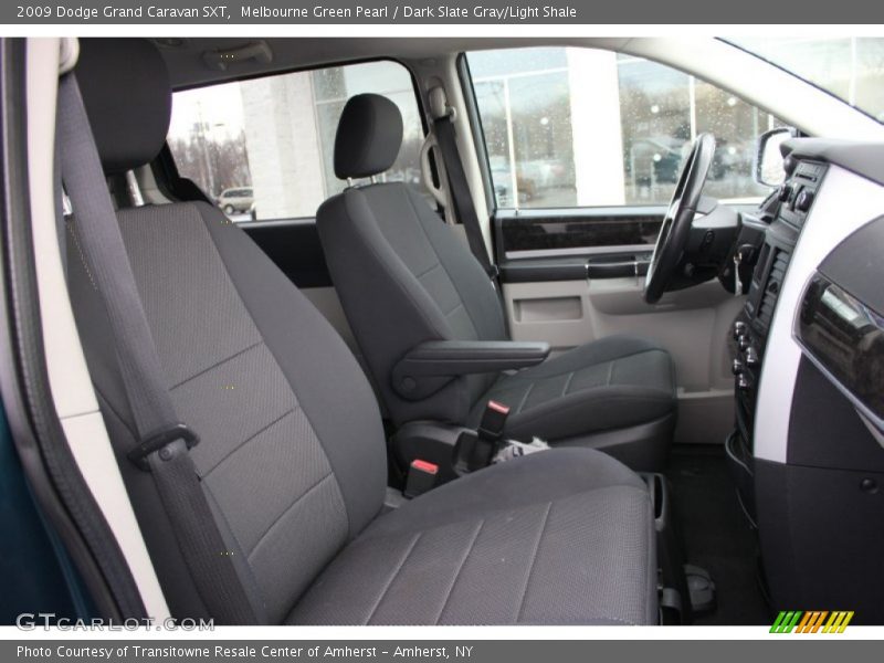 Melbourne Green Pearl / Dark Slate Gray/Light Shale 2009 Dodge Grand Caravan SXT