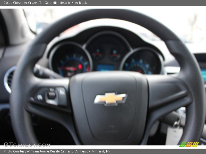 Gold Mist Metallic / Jet Black 2011 Chevrolet Cruze LT