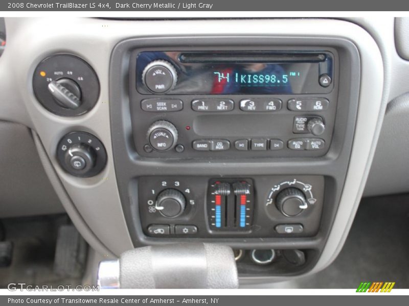 Dark Cherry Metallic / Light Gray 2008 Chevrolet TrailBlazer LS 4x4